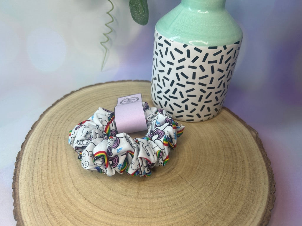 Unicorn Cotton Scrunchie