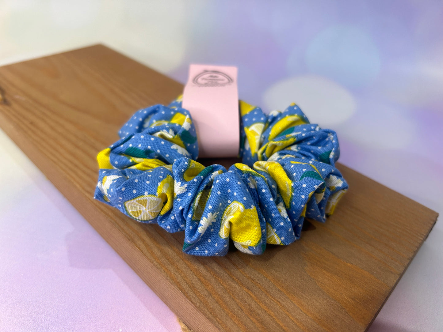 Dotty Lemons Hair Scrunchie - Limited Edition
