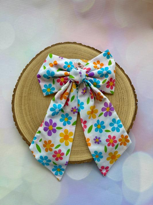 Big Flowers Large Hair Bow