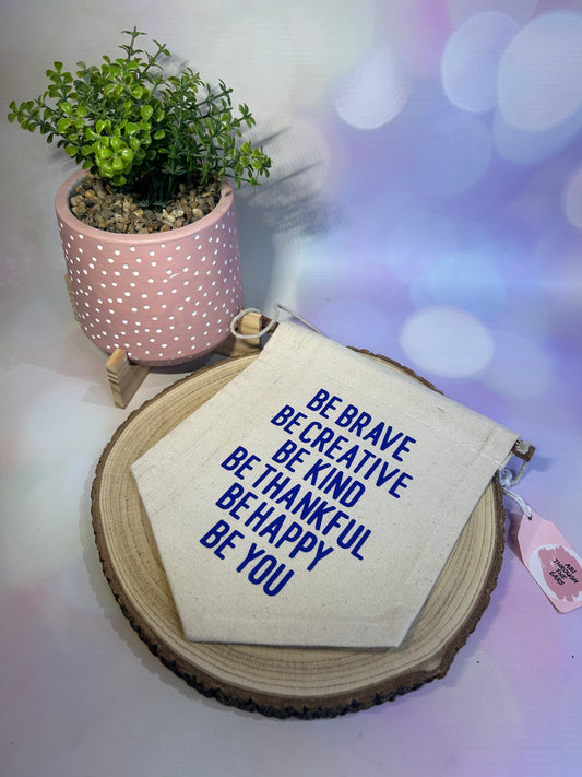 Be You Flag Banner - Blue