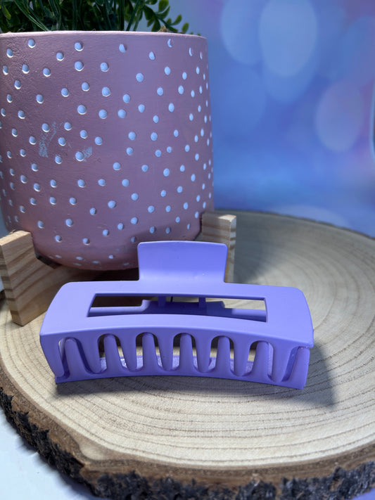 Lilac Flat Claw Clip