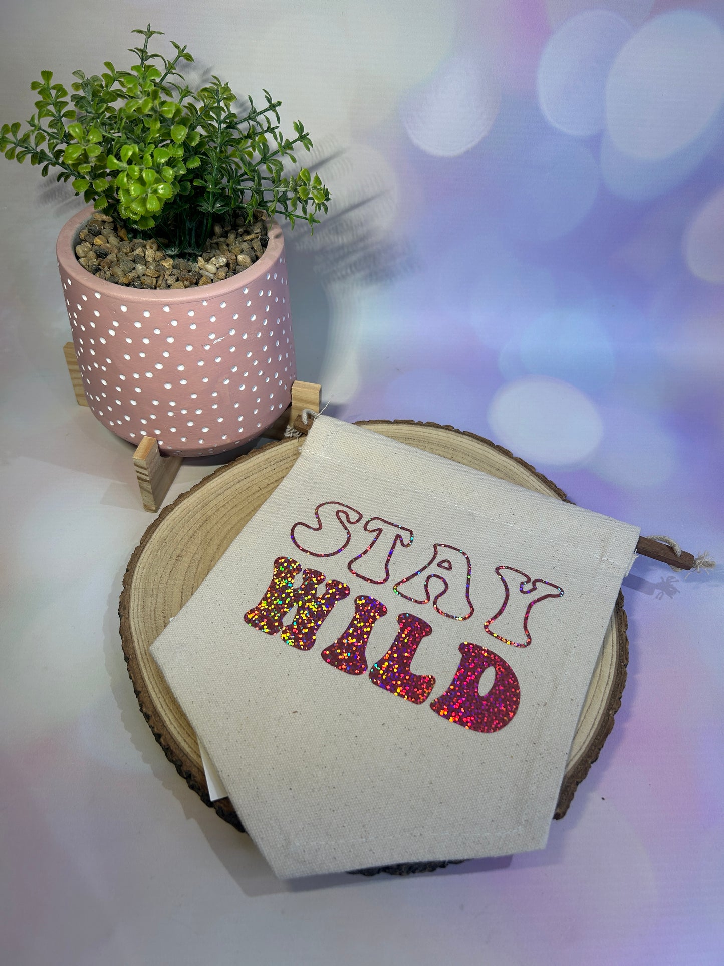 Stay Wild Flag Banner