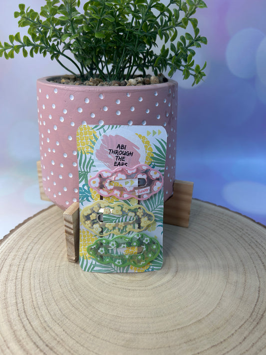 Trio of Daisy Slides