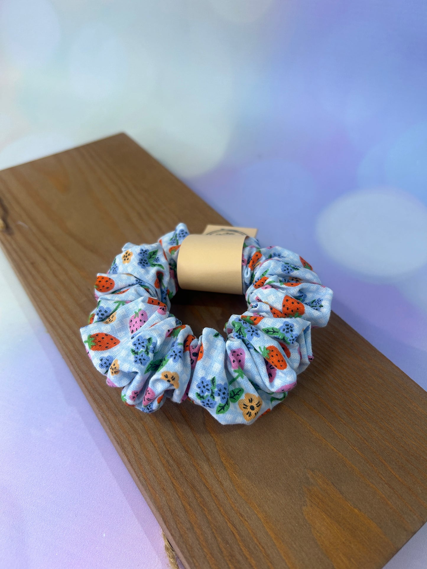 Strawberry Picnic Hair Scrunchie - Limited Edition