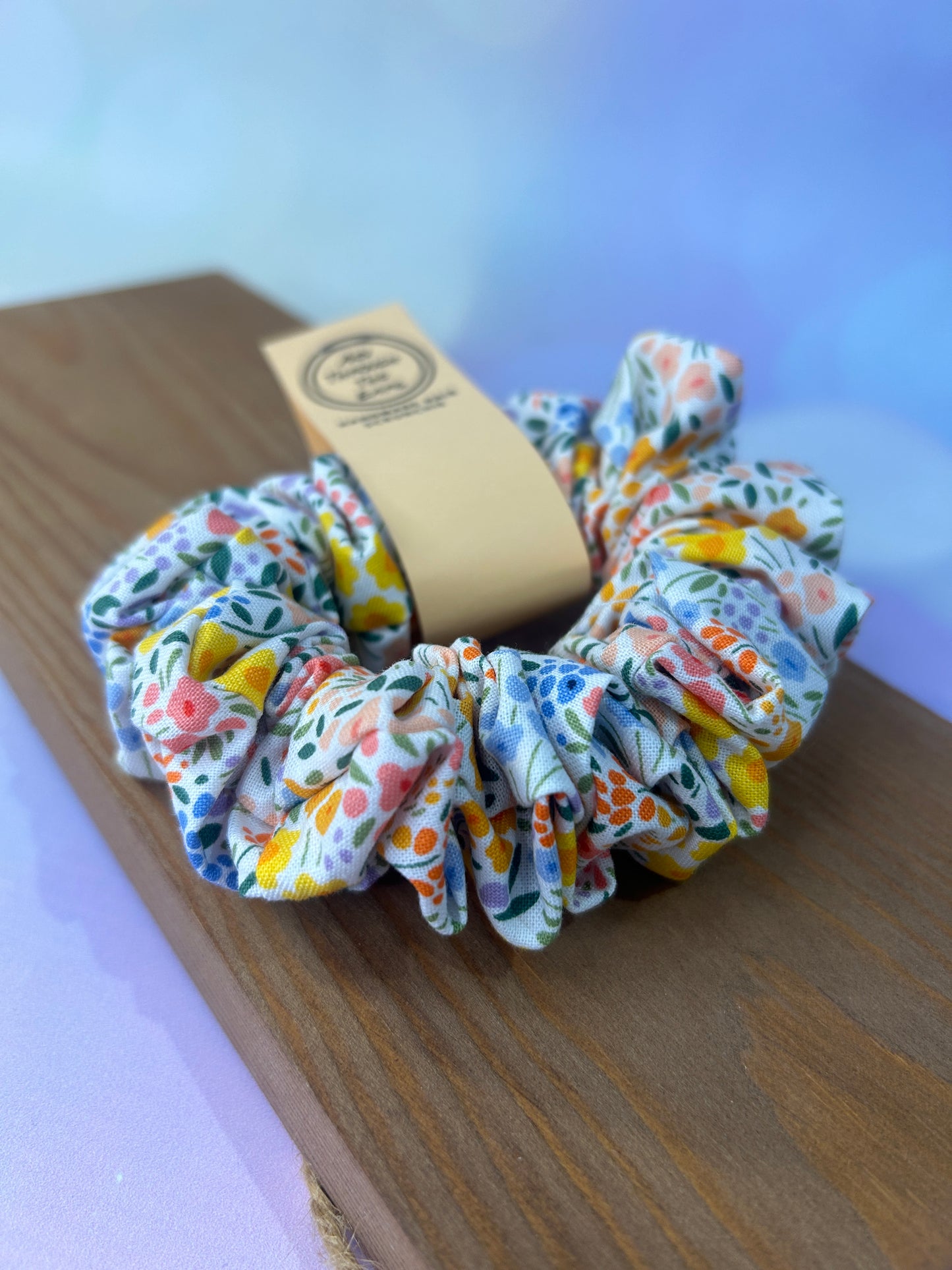Spring Floral Hair Scrunchie - Limited Edition