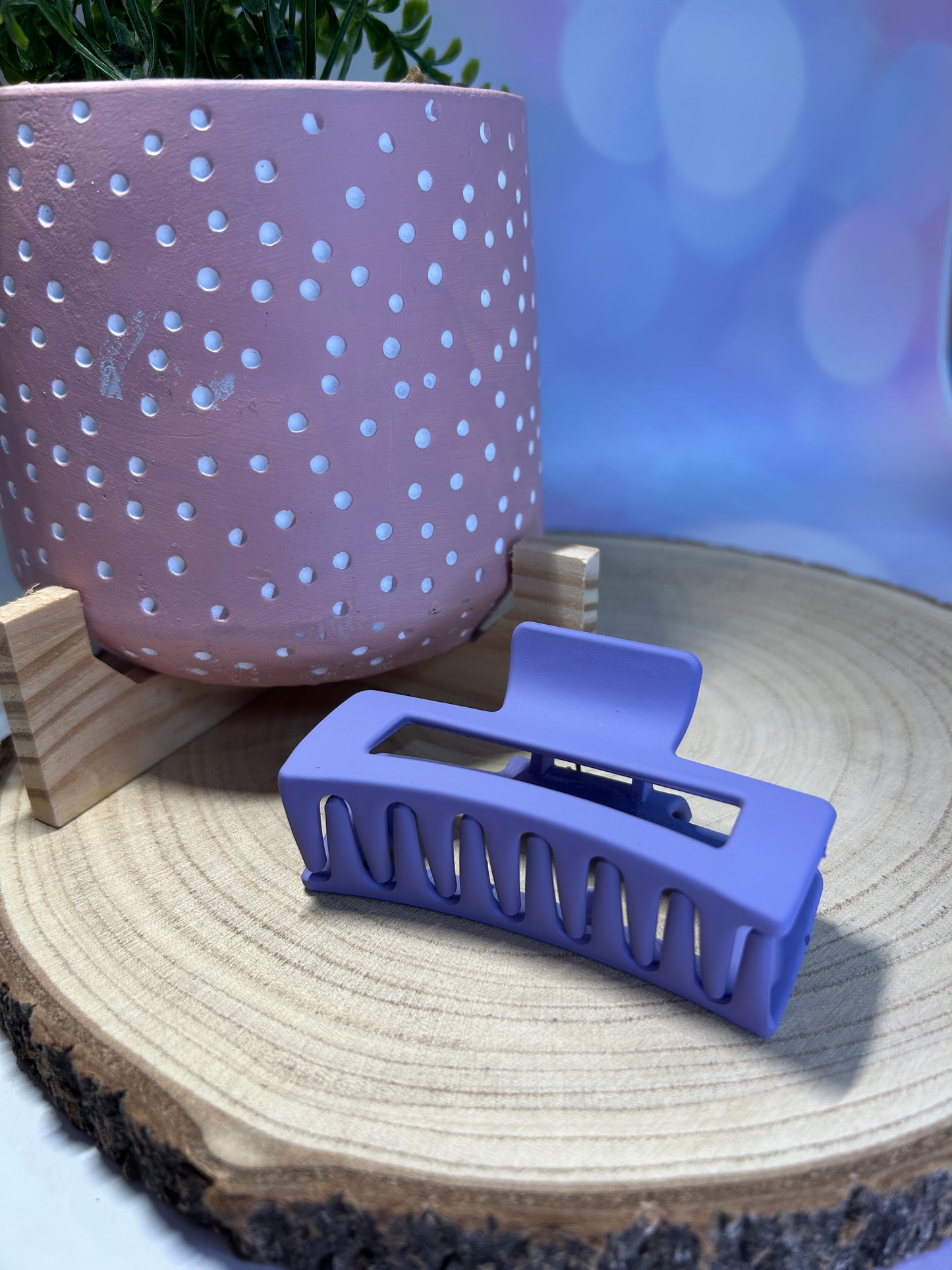 Lilac Medium Flat Claw Clip