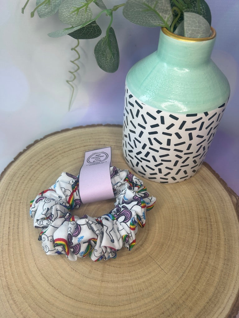 Unicorn Cotton Scrunchie