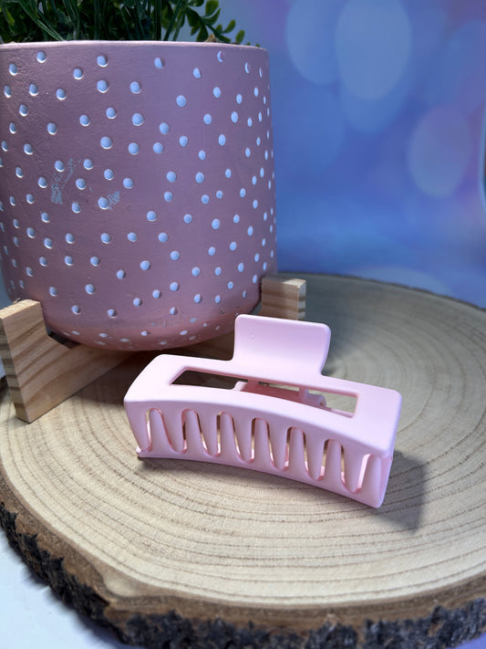 Light Pink Flat Claw clip
