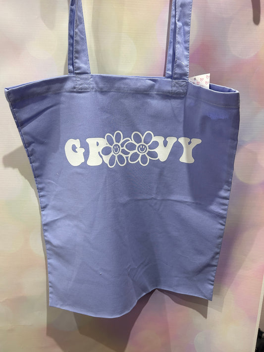 Groovy Lilac Tote Bag