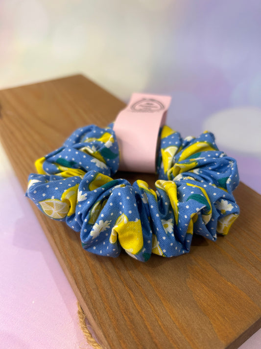 Dotty Lemons Hair Scrunchie - Limited Edition