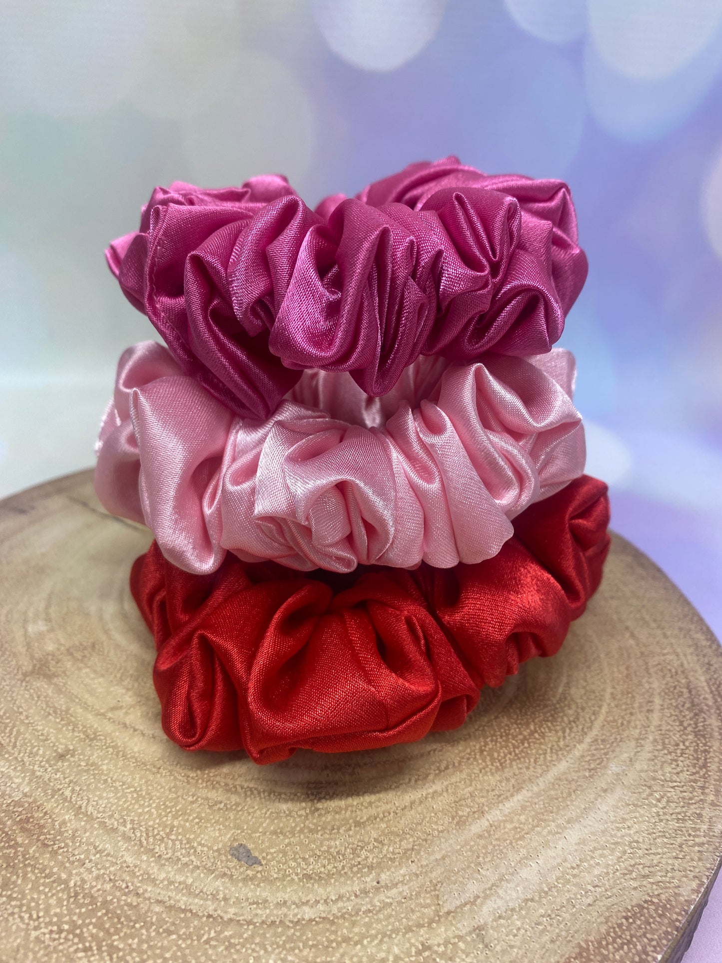 Luxury Red Satin Scrunchie