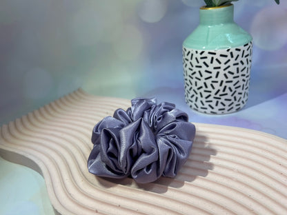 Luxury Lilac Satin Scrunchie