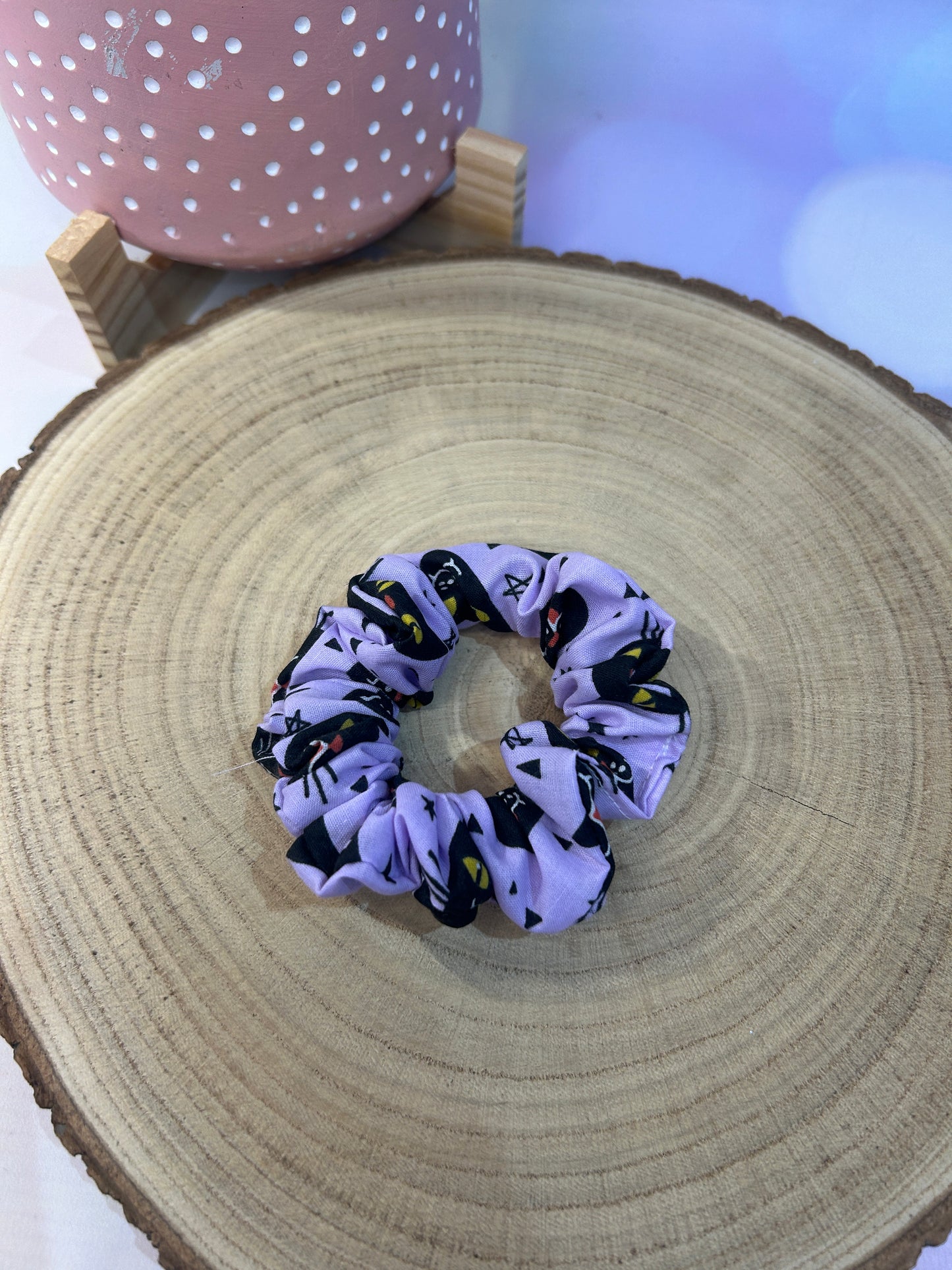 Halloween Spooky Cats MINI Scrunchie