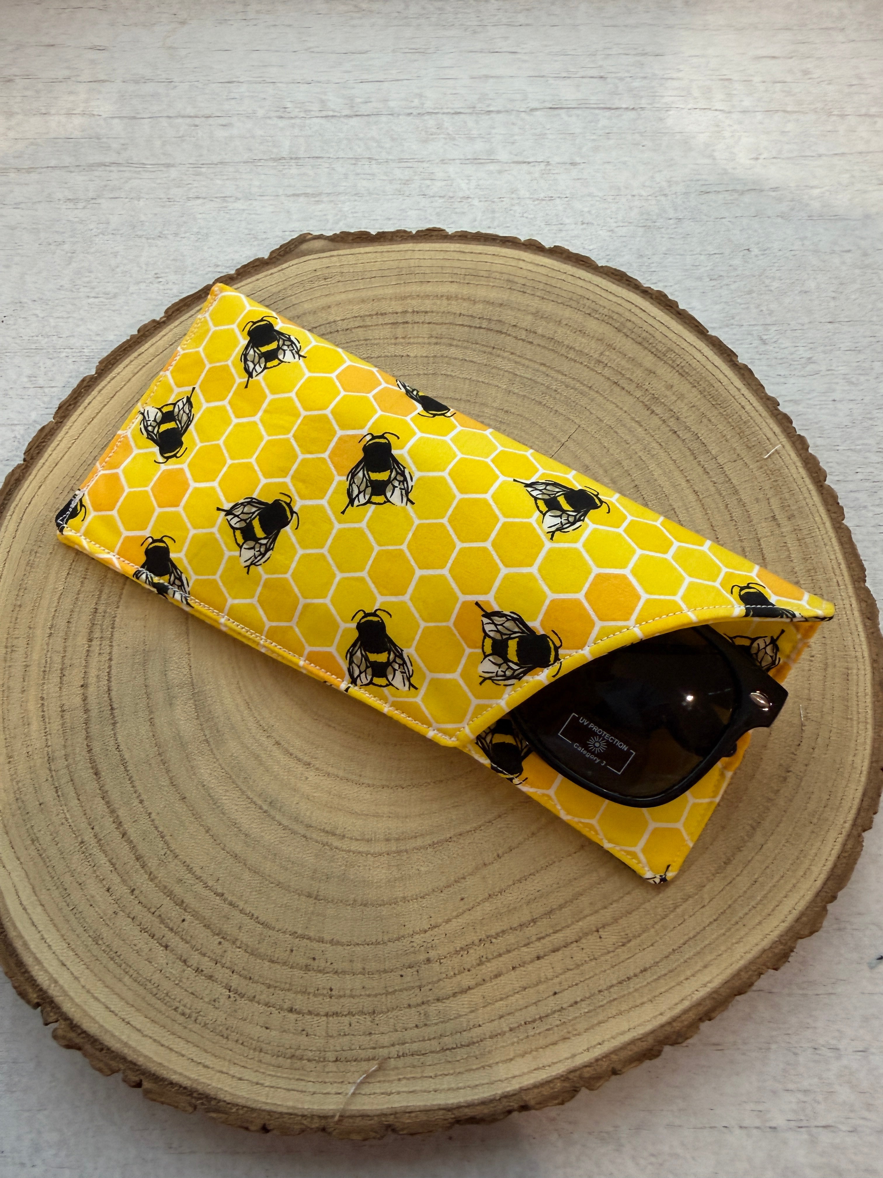 Honey Bee Glasses Case