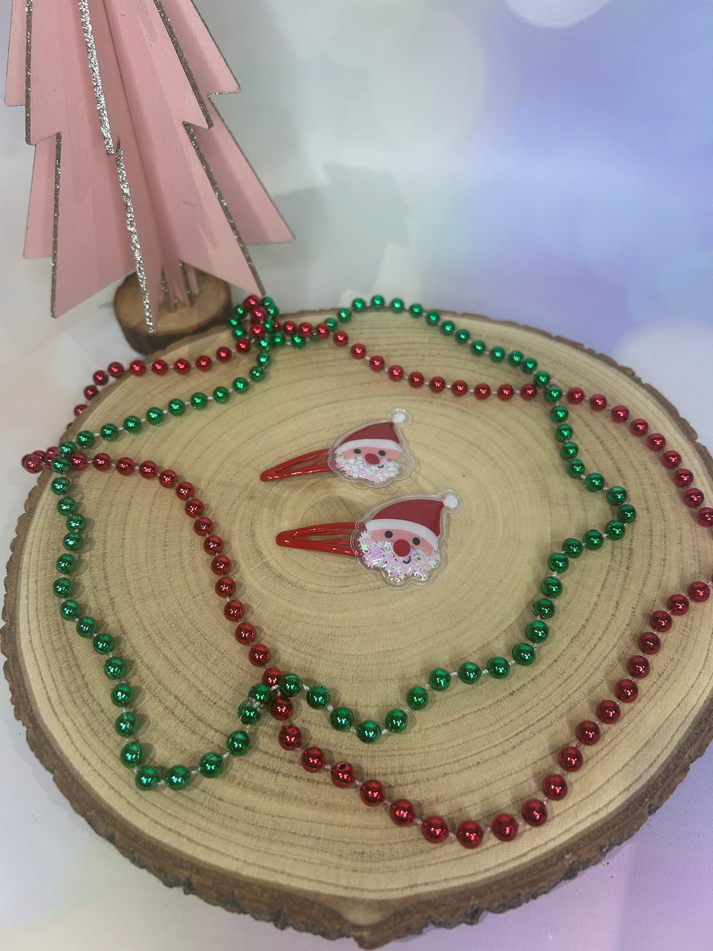 Cute Santa Hair Slides