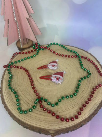 Cute Santa Hair Slides