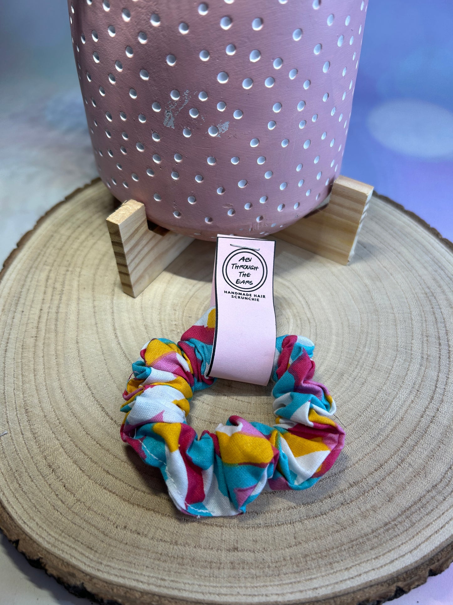 Retro Stipes MINI Scrunchie