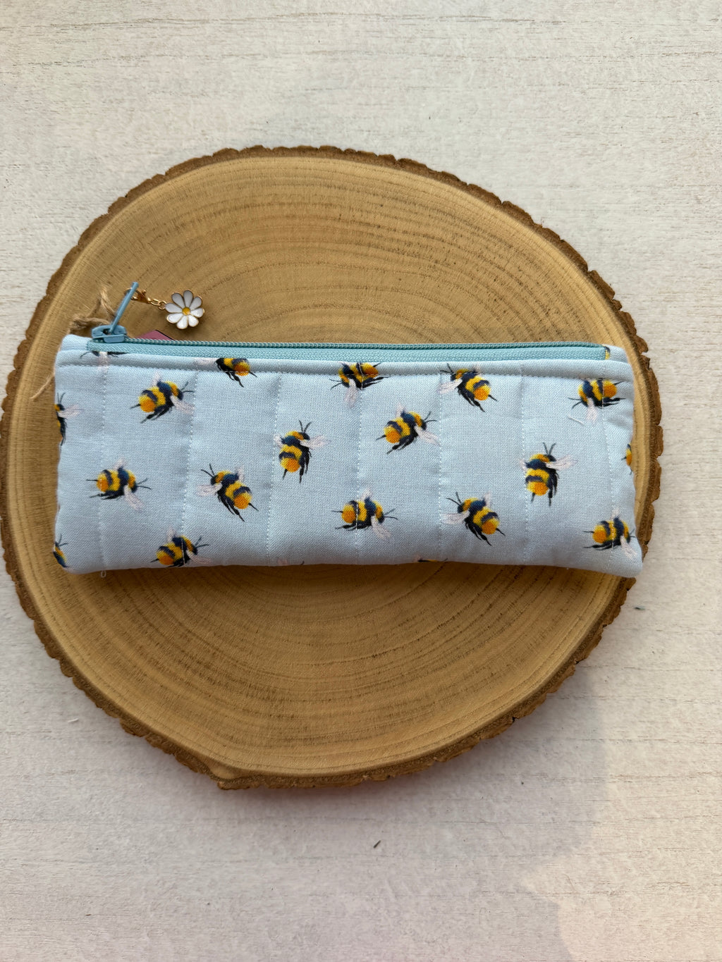 Bumblebee Blue Slimline Pencil Case