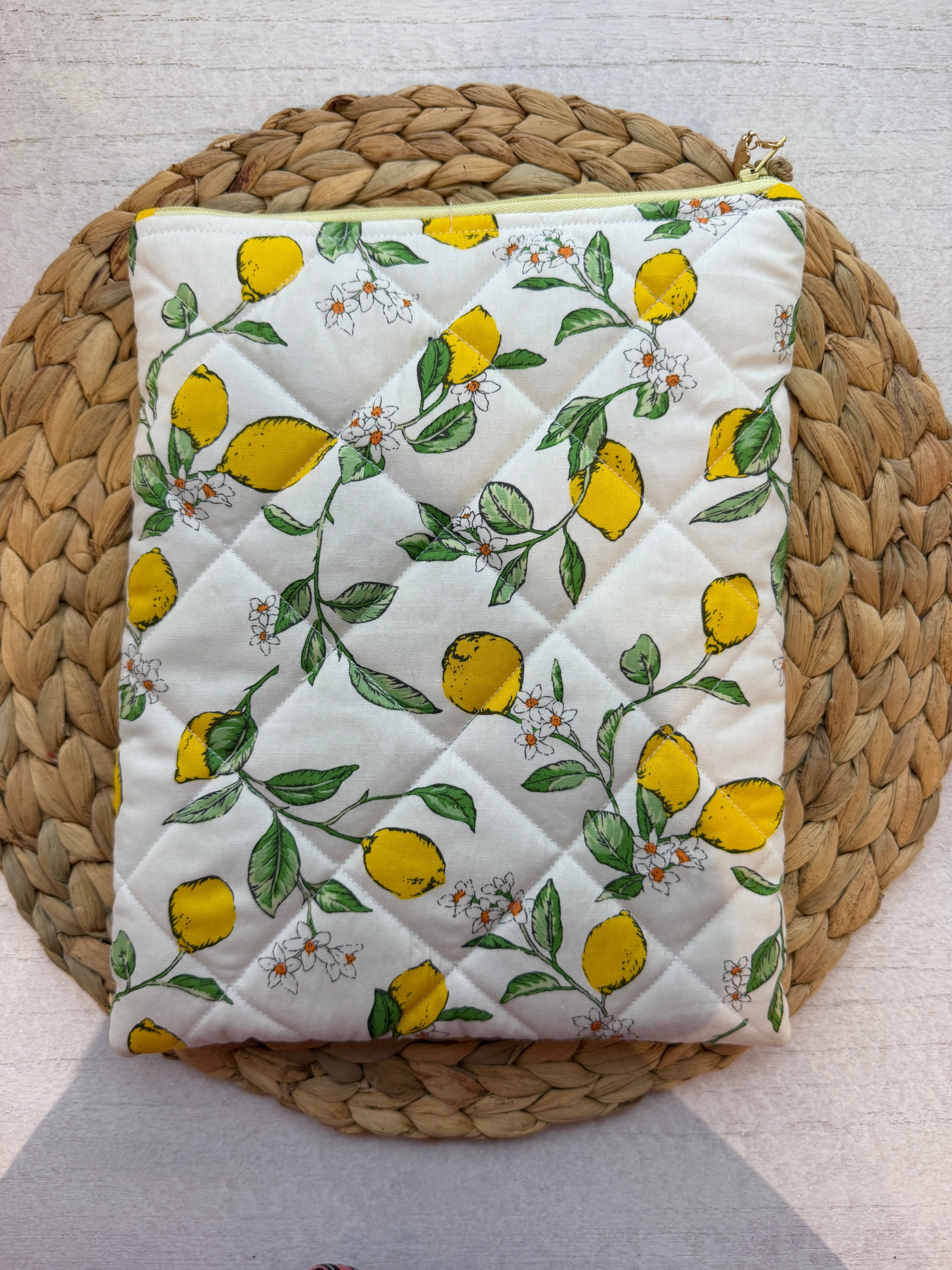 Lemon Grove Large Book Sleeve