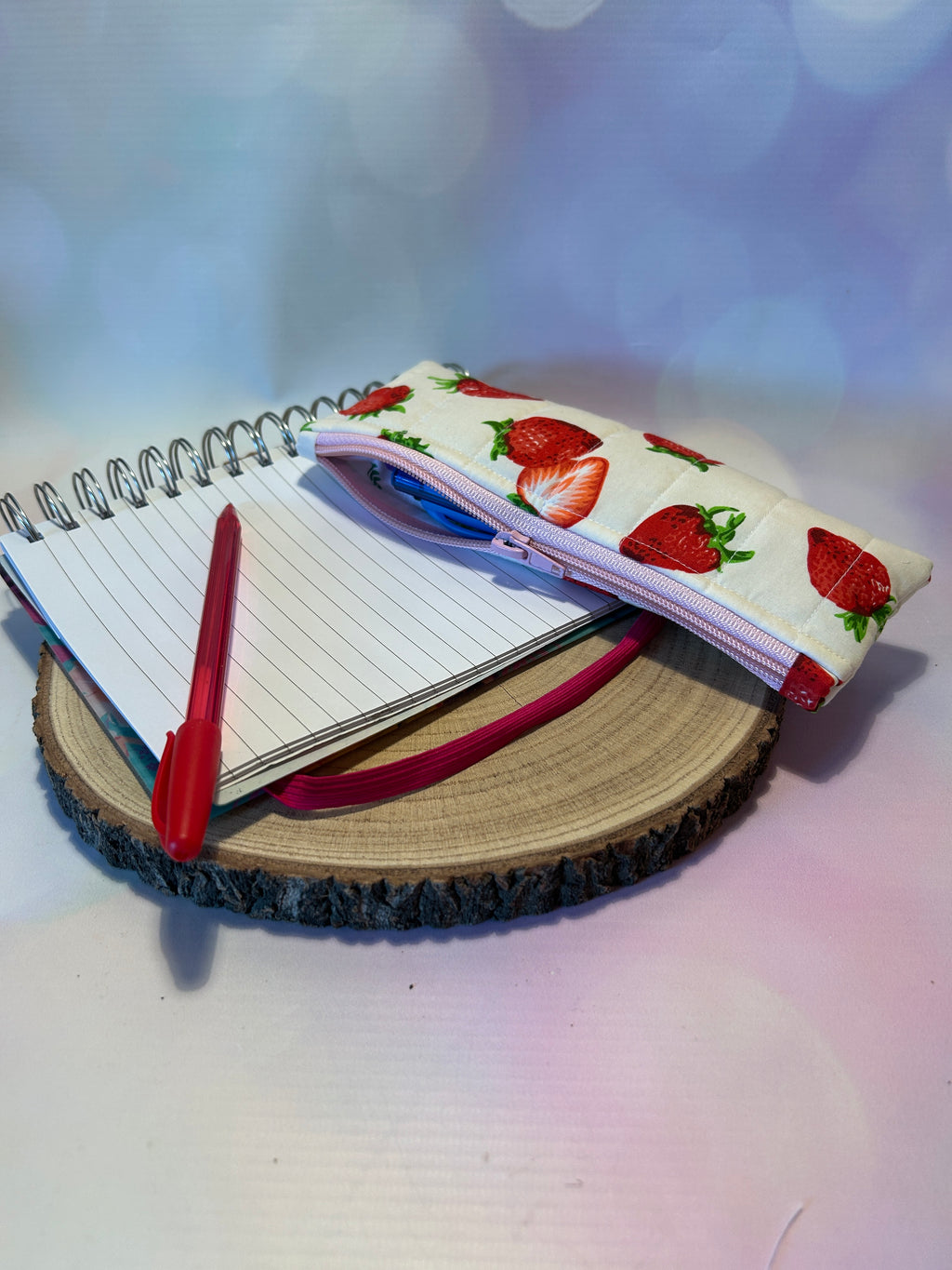 Strawberry Slimline Pencil Case