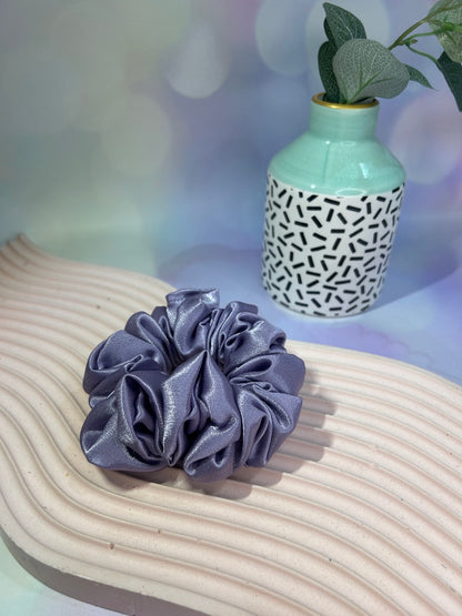 Luxury Lilac Satin Scrunchie