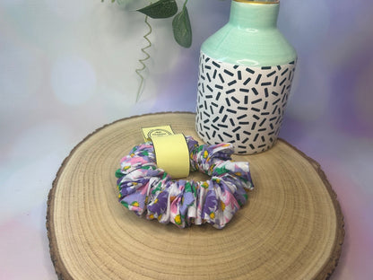 Big Lilac Daisy Scrunchie