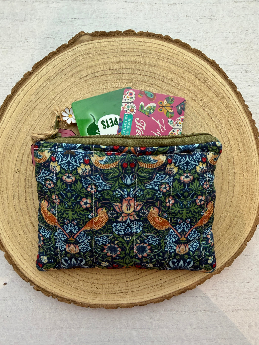 Strawberry Thief Coin Purse