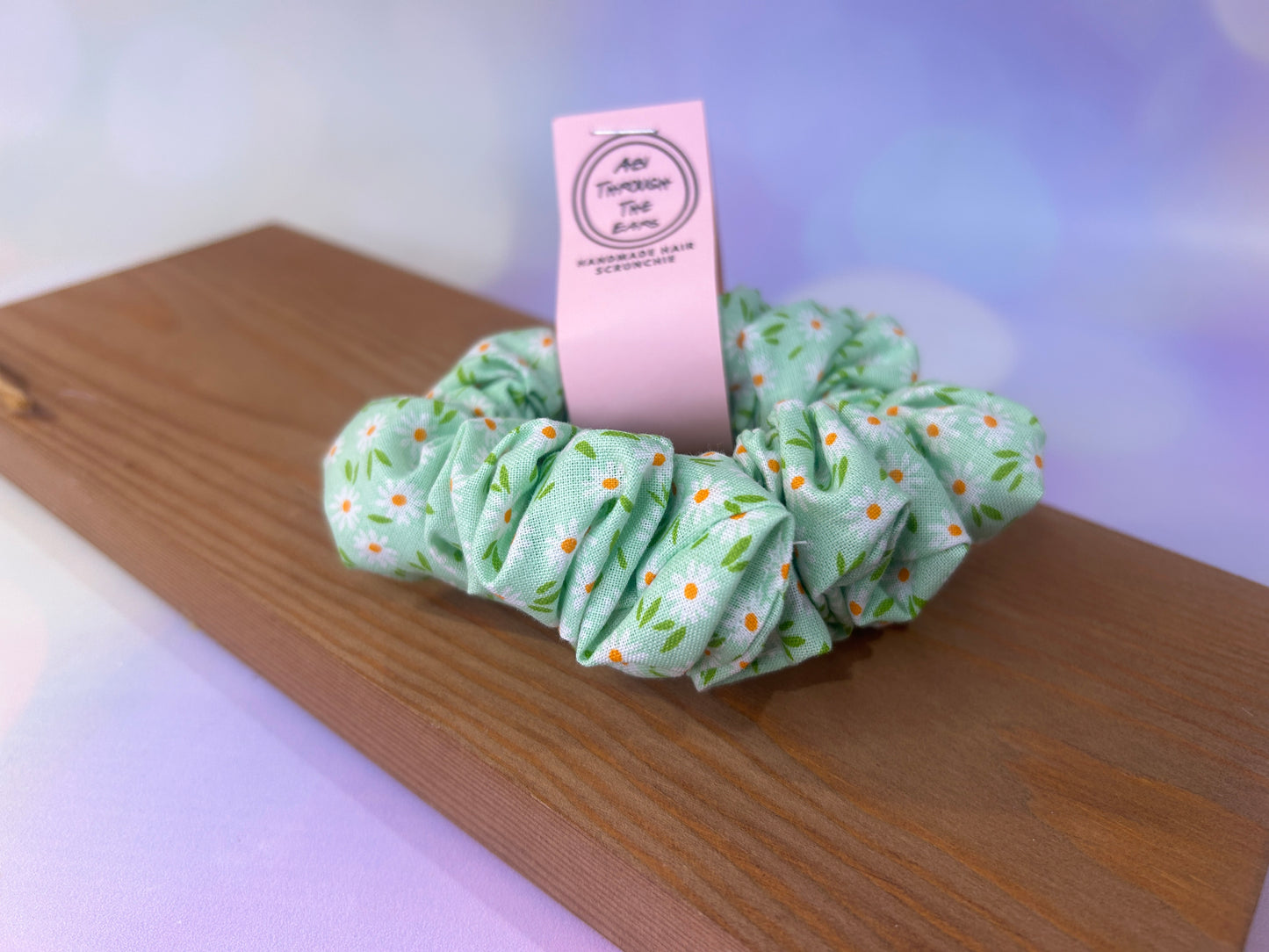 Spring Greens Hair Scrunchie - Limited Edition