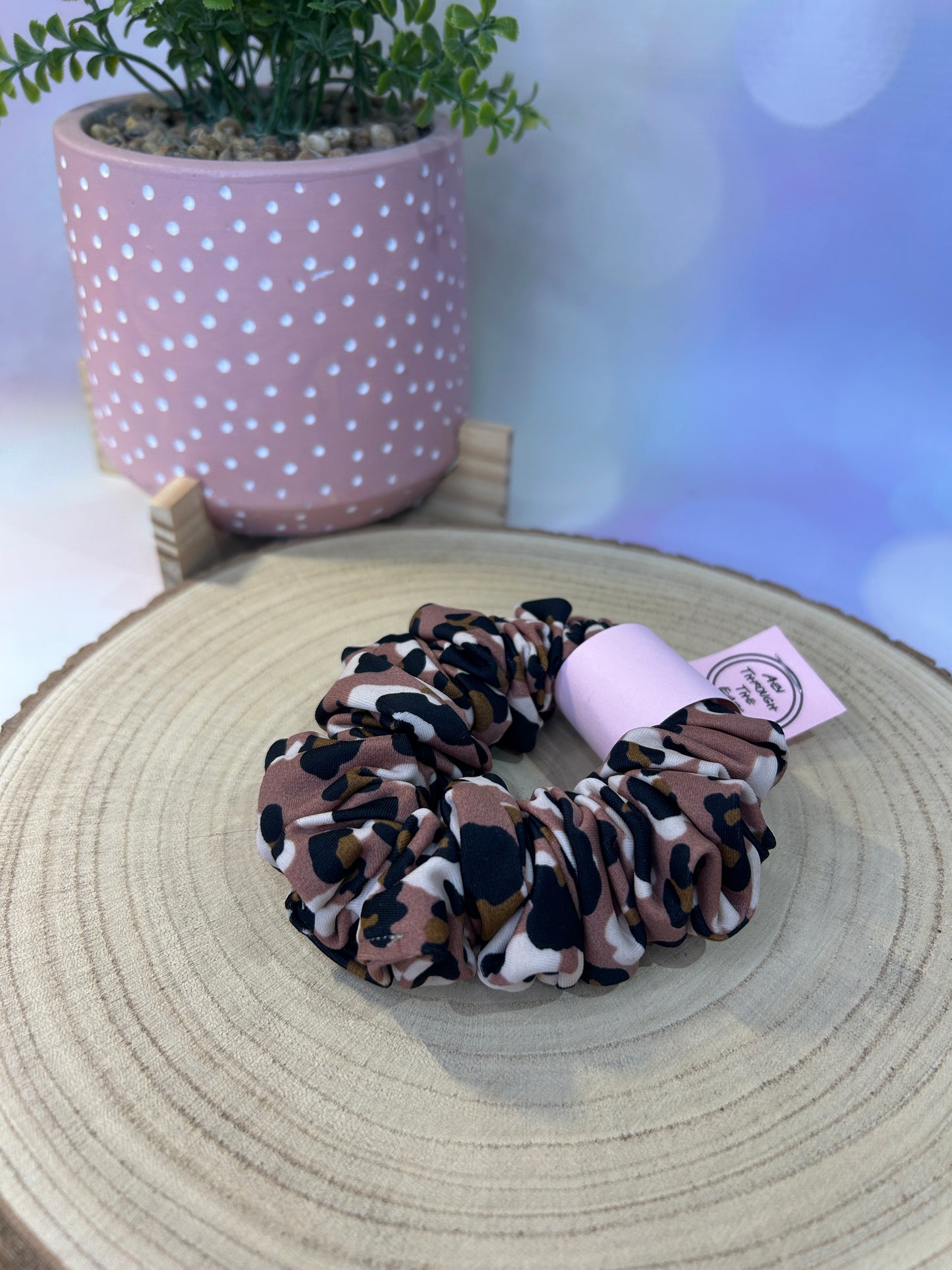 Animal Print Swim Scrunchie