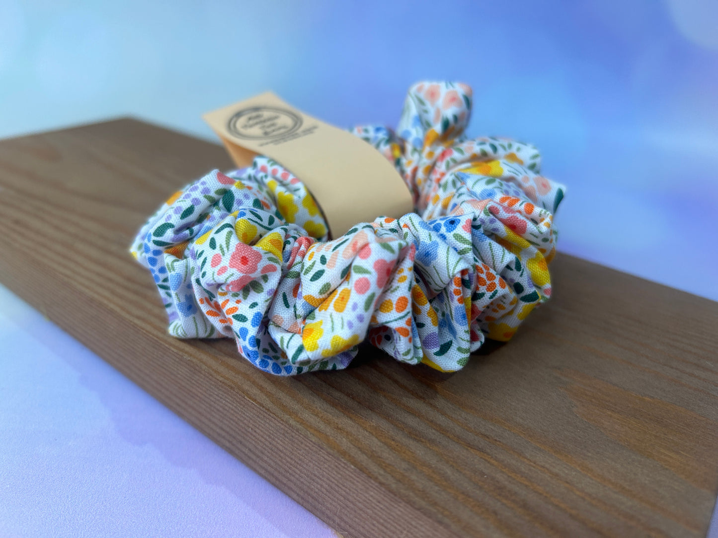 Spring Floral Hair Scrunchie - Limited Edition