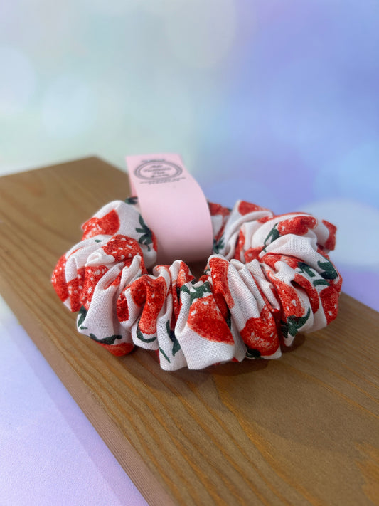 Strawberry Hair Scrunchie - Limited Edition