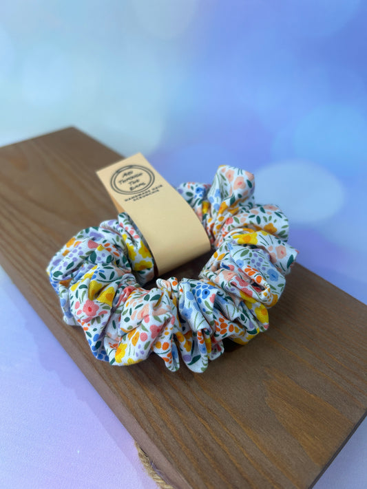 Spring Floral Hair Scrunchie - Limited Edition