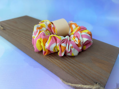 Retro Swirls Hair Scrunchie - Limited Edition