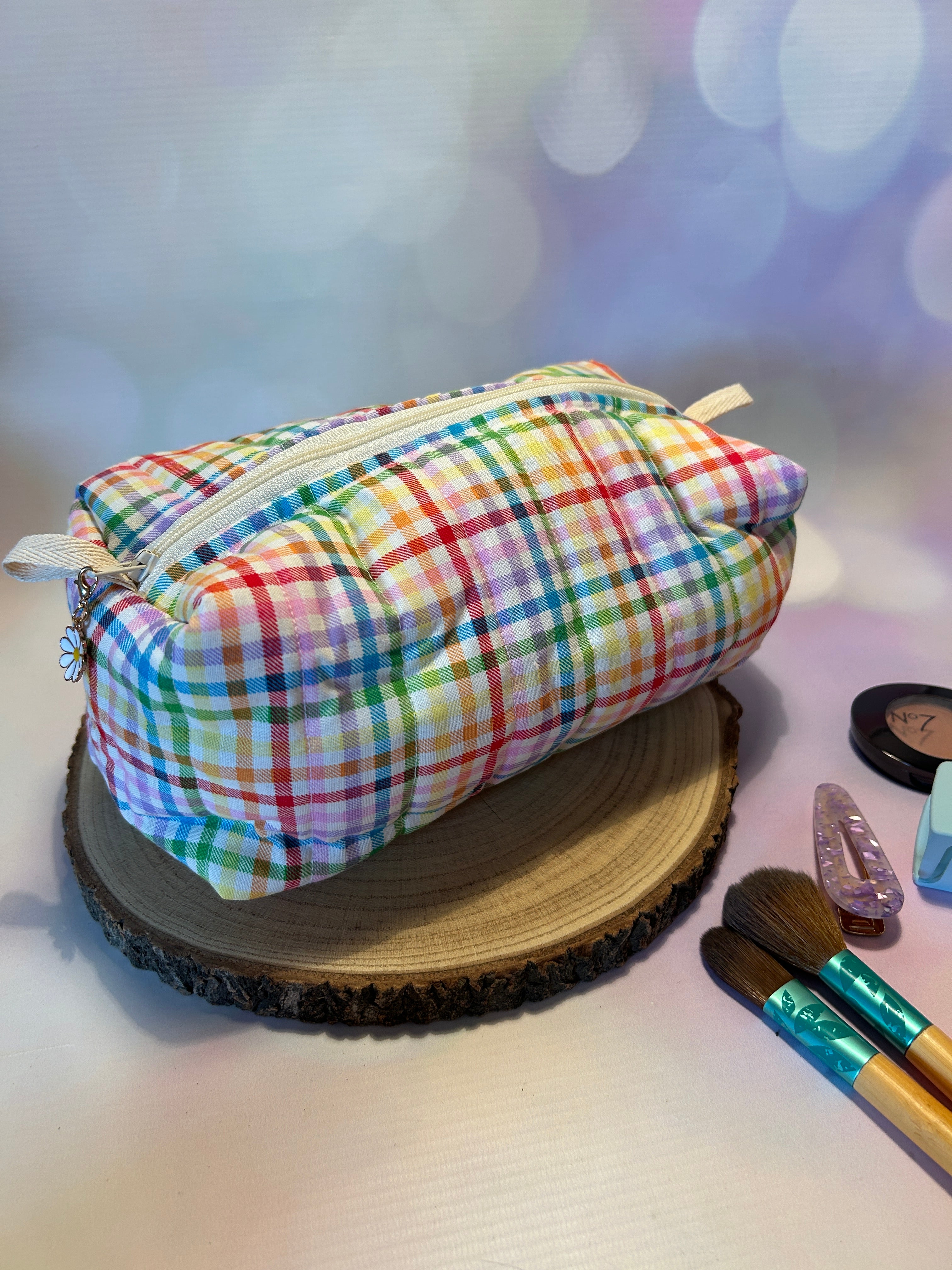 Picnic Plaid Make-up Bag