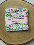 Mixed Pink Daisy Reusable Face Wipes 4 pack