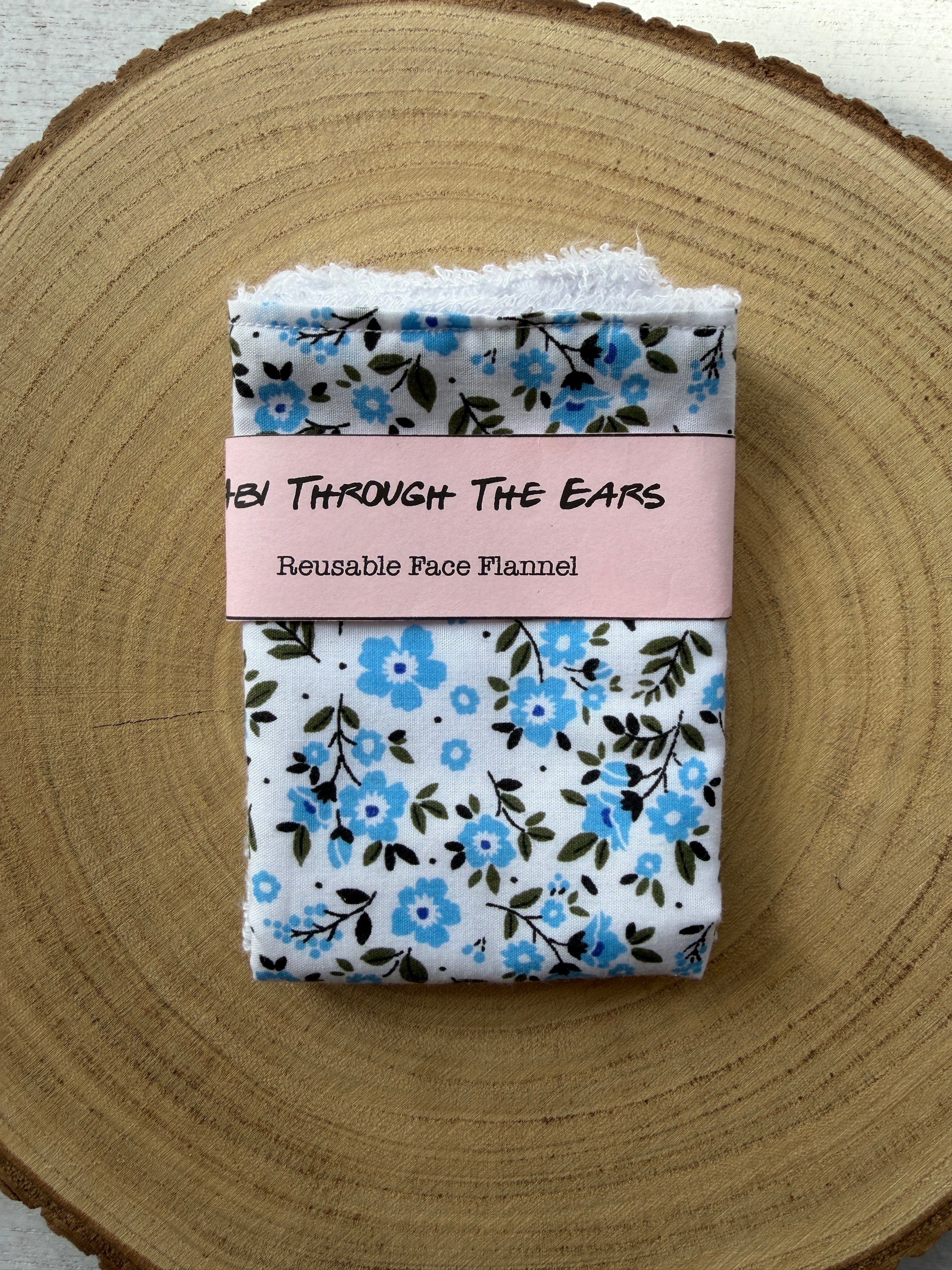 Forget Me Not Reusable Face Cloth