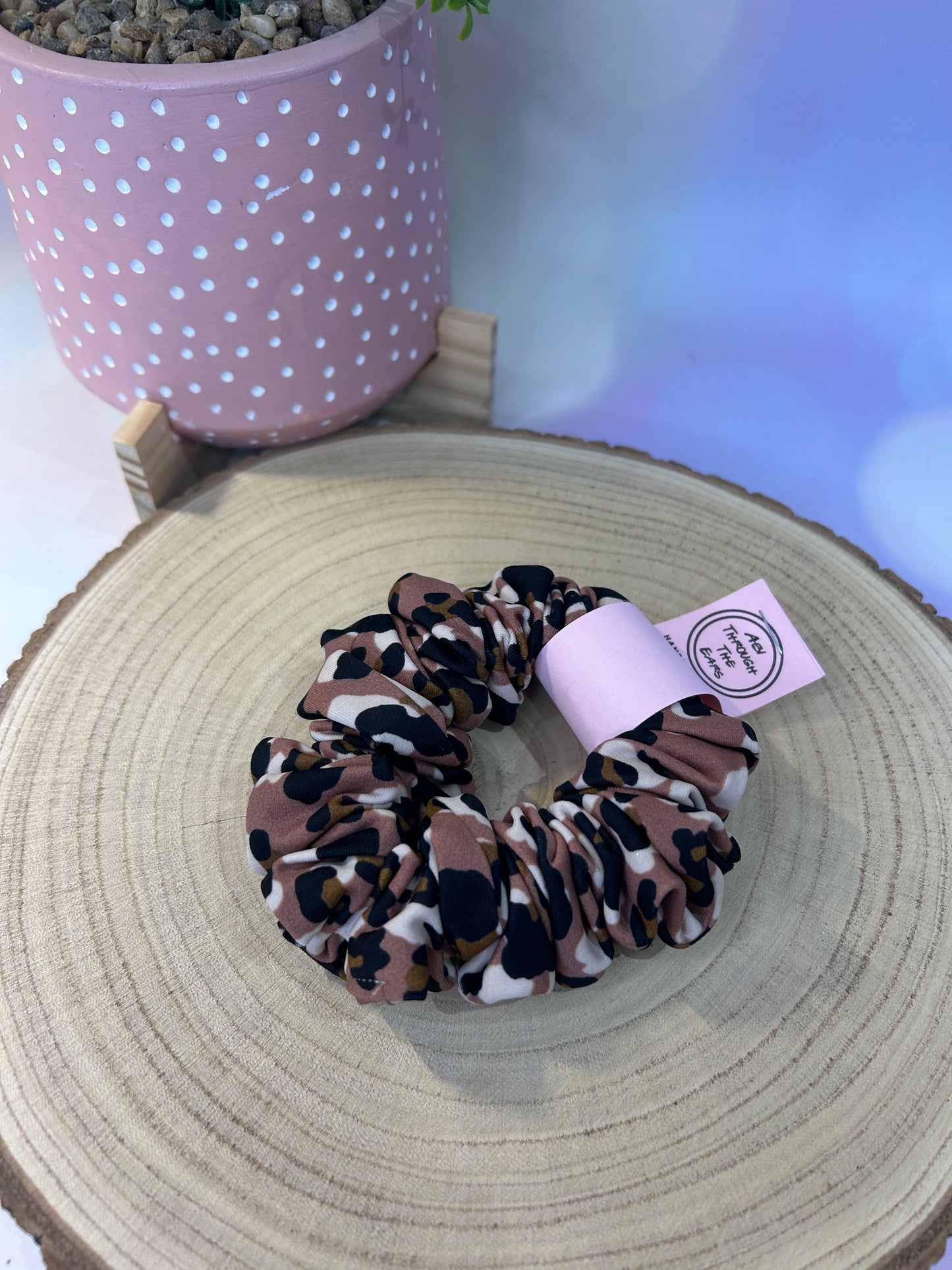 Animal Print Swim Scrunchie