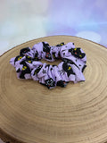 Lilac Cats Halloween Scrunchie