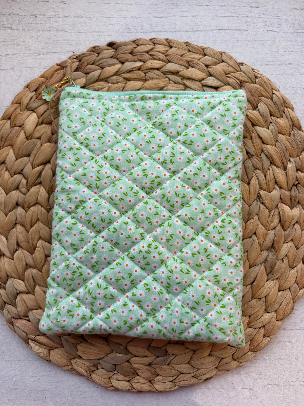Mint Meadow Book/E-Reader Sleeve