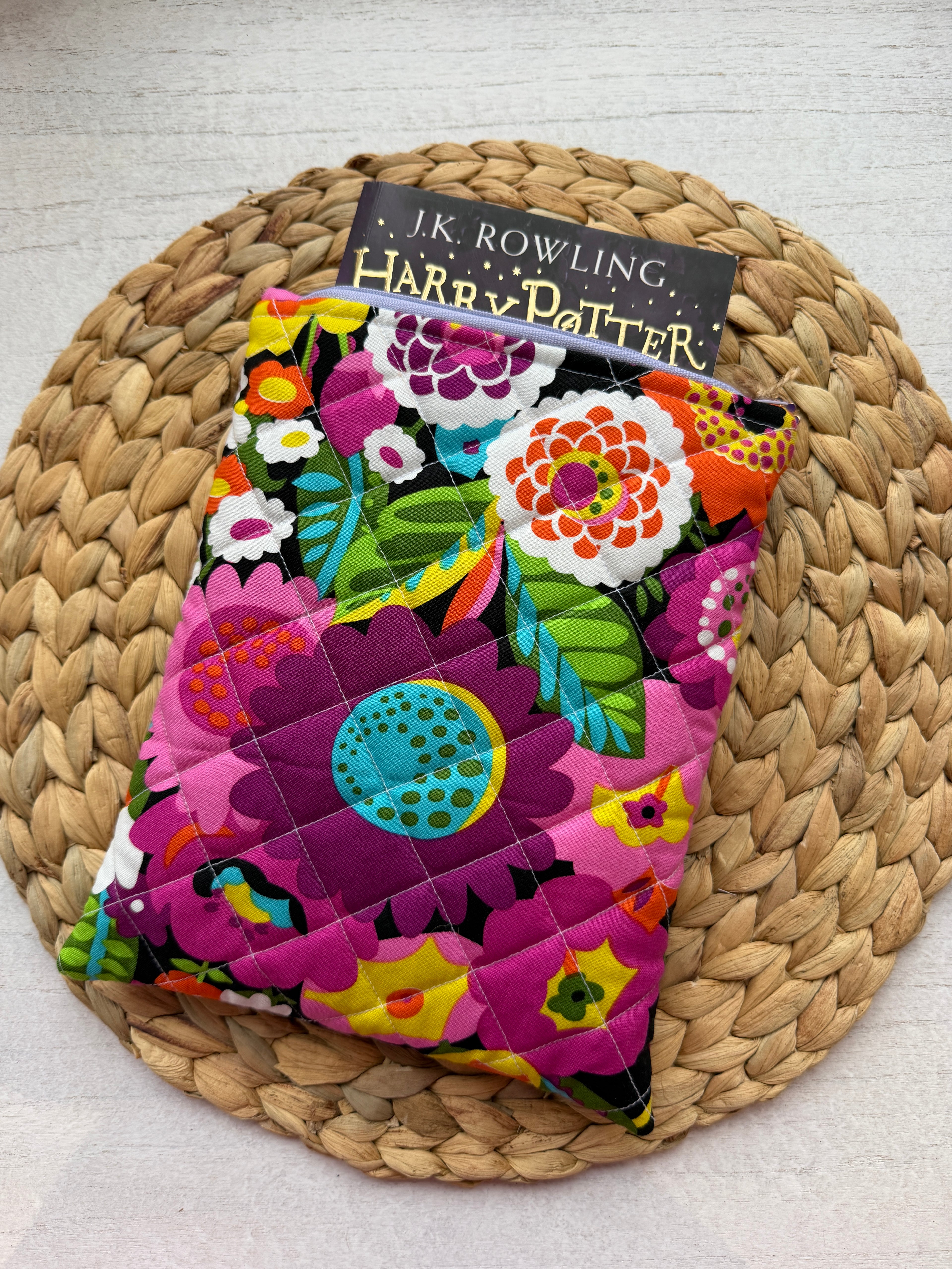 Vera Bradley Purple Book/E-Reader Sleeve
