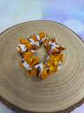 White Pumpkin Halloween Scrunchie