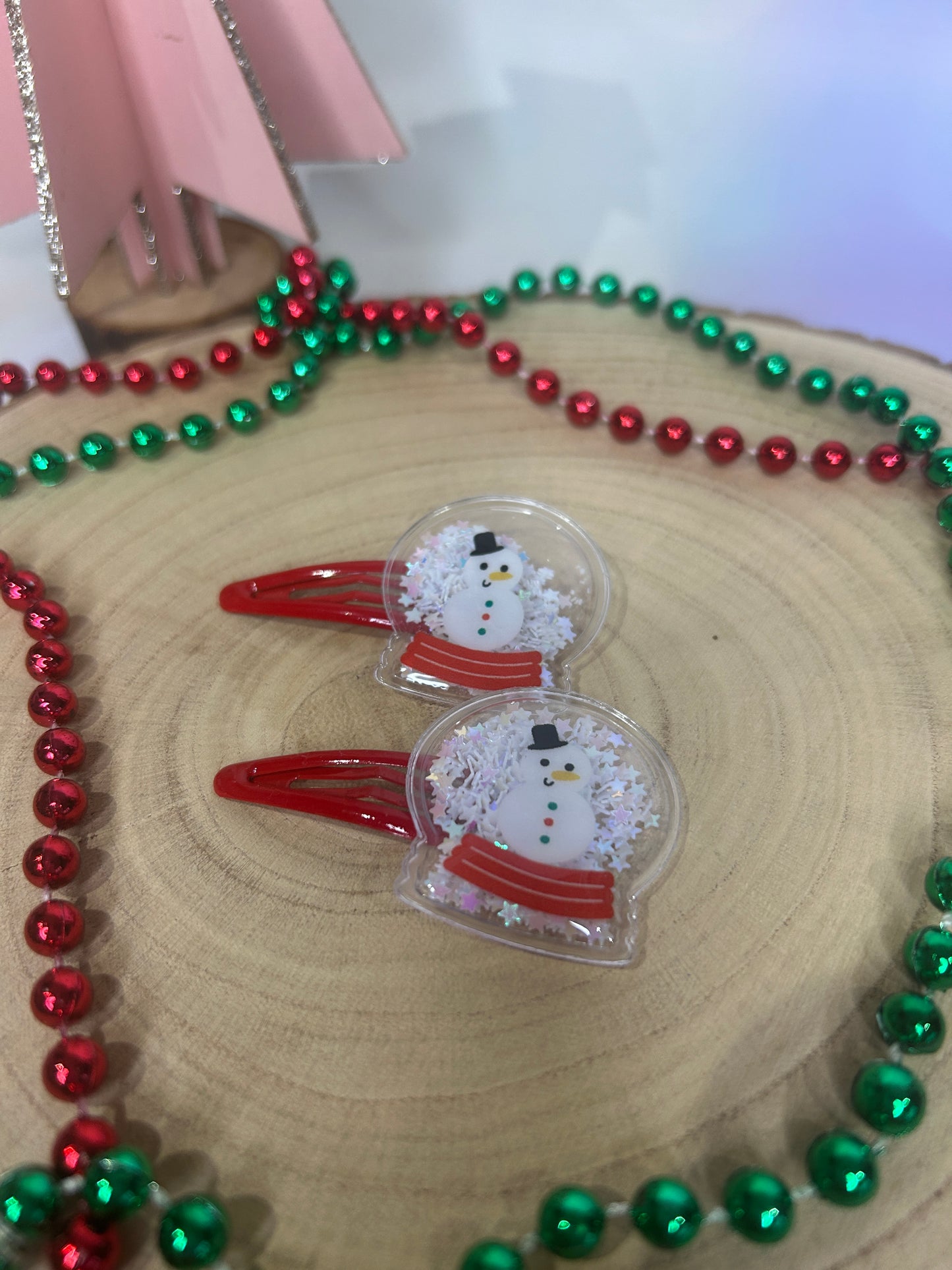 Cute Snowmen Hair Slides