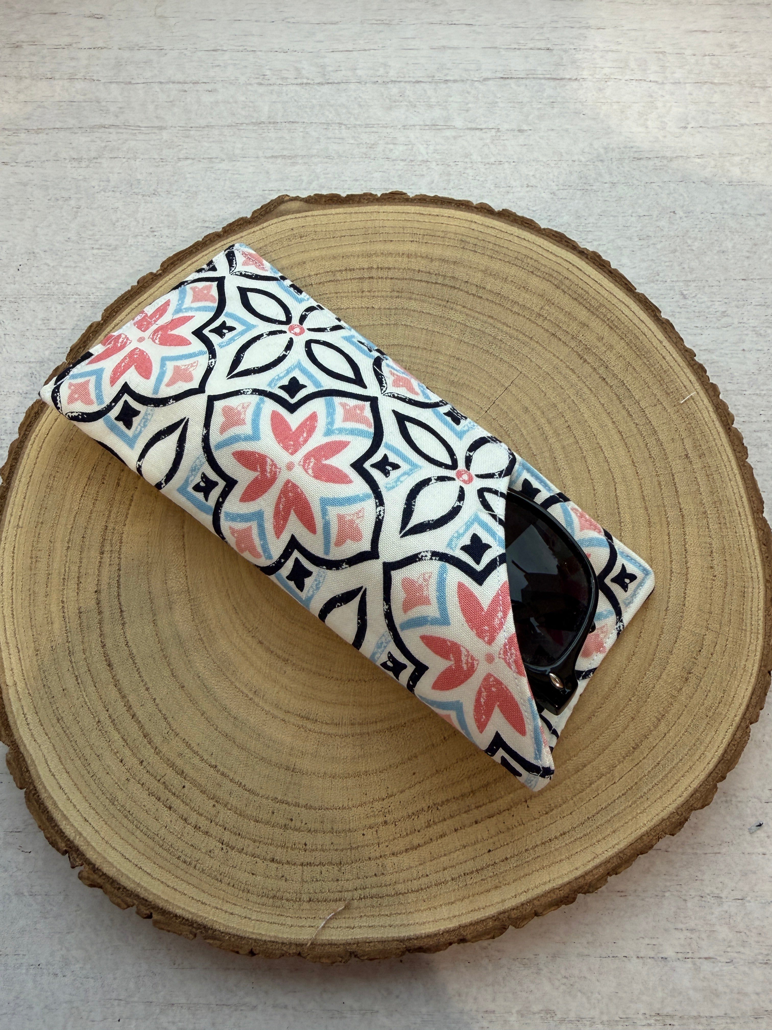 Coastal Tiles Glasses Case