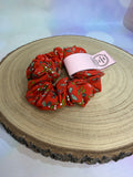 Red Holly Christmas Scrunchie