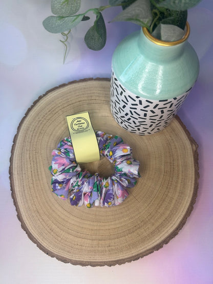 Big Lilac Daisy Scrunchie
