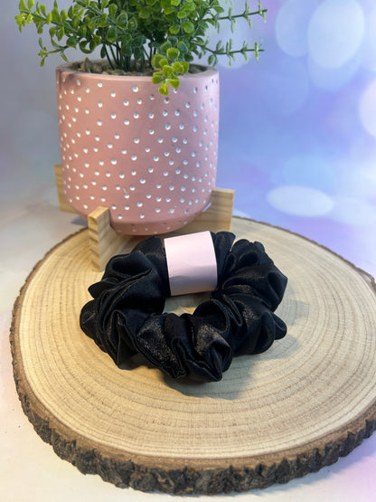 Luxury Black Satin Scrunchie