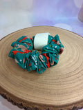 Green Festive Animal Christmas Scrunchie