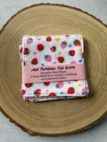 Strawberry Patch Reusable Face Wipes