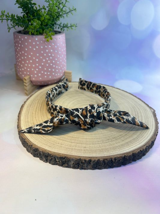 Leopard Print Knotband