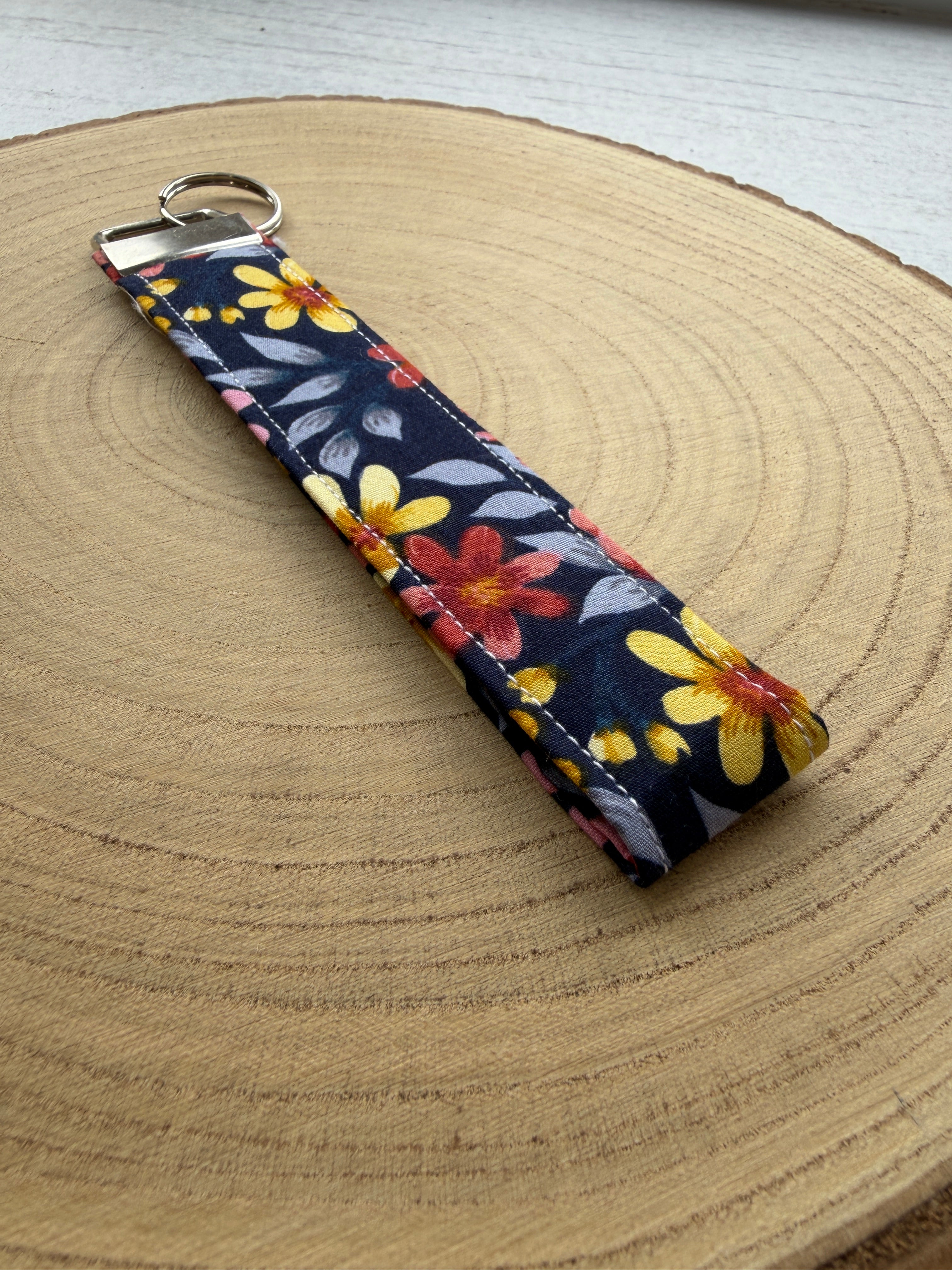 Midnight Meadow Keychain Wristlet